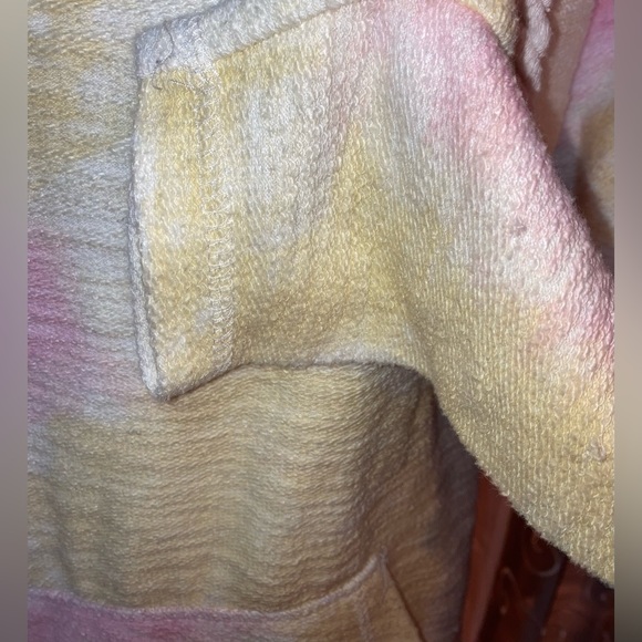 Southern Spirit Bathing suit Cover Hoodie Picket Pastel Tie Dye Relaxed Fit M - Picture 11 of 15